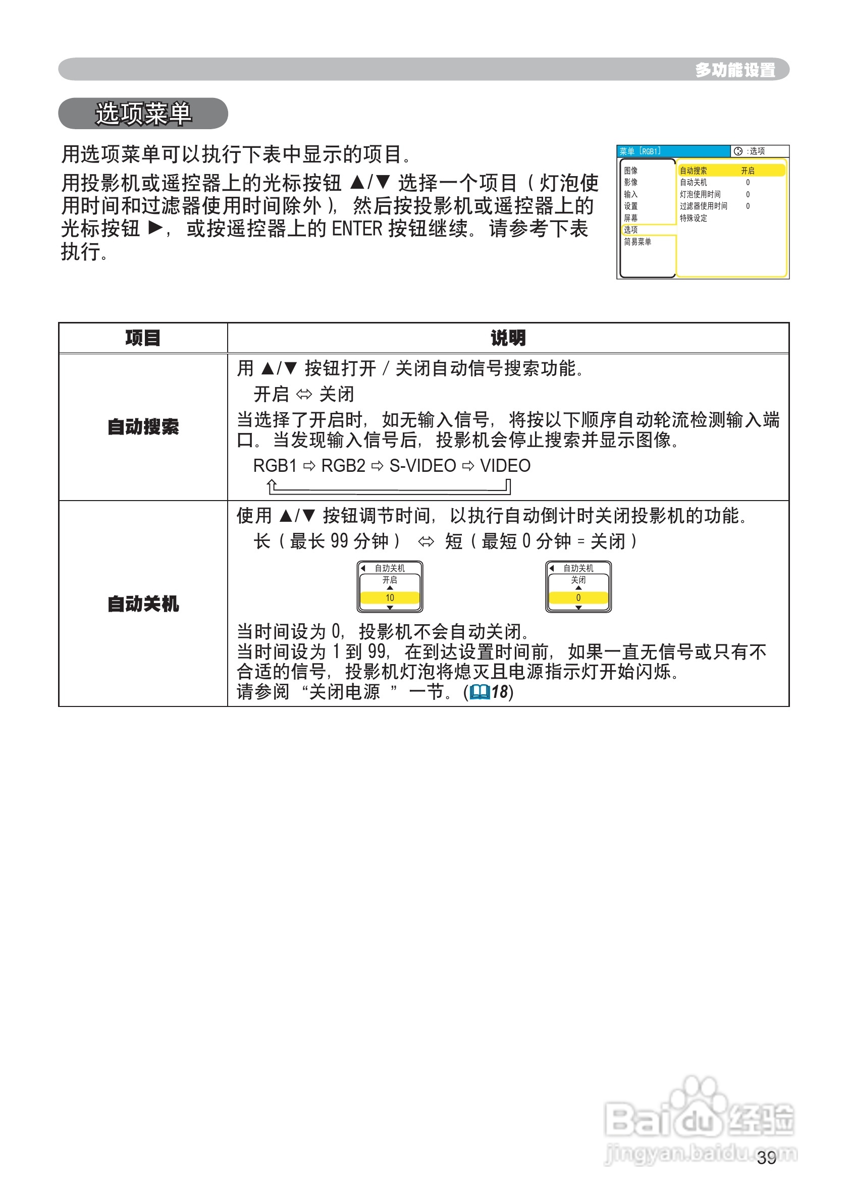 日立CP-RX61投影机使用说明书:[4]