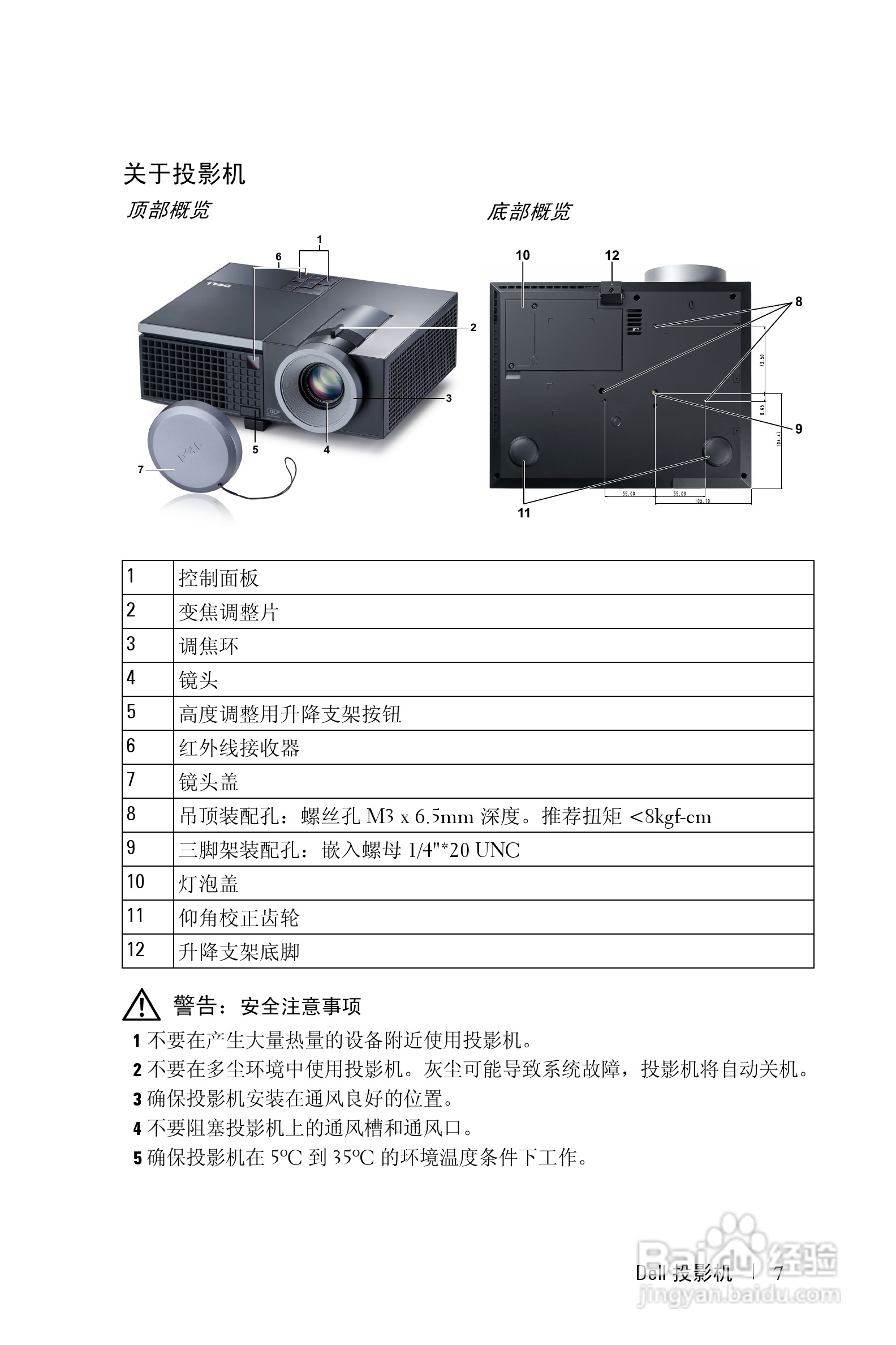 戴尔4210X投影机使用说明书:[1]