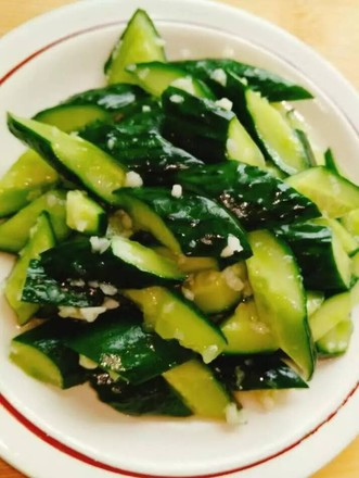 蒜蓉黄瓜的做法