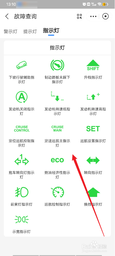 汽车仪表盘指示灯图解