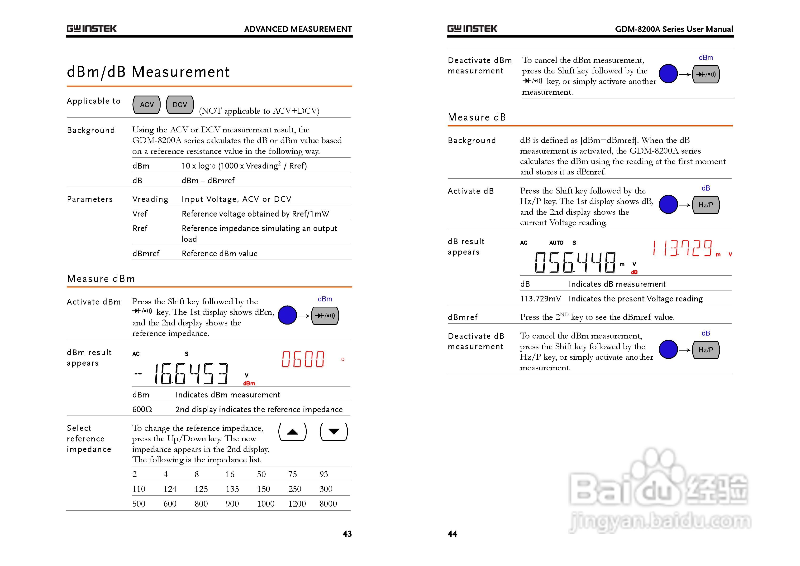 固纬GDM-8251A数字万用表使用说明书:[3]
