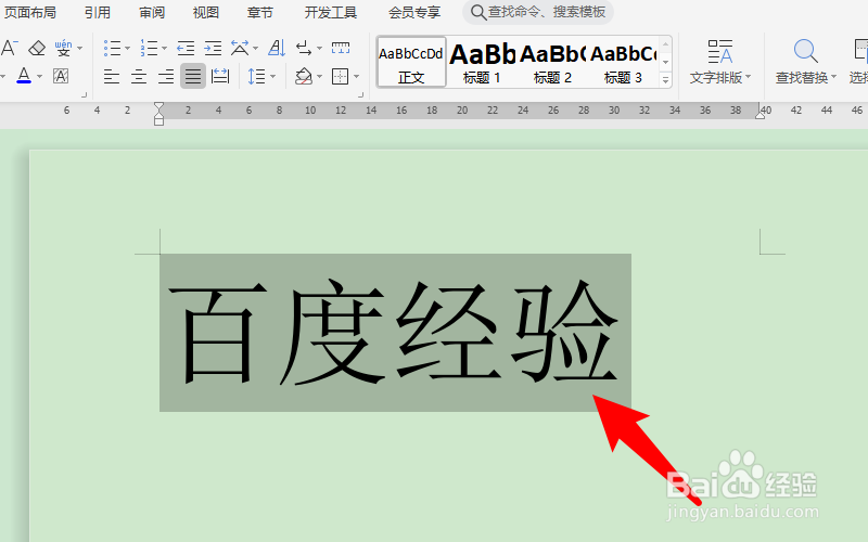 wps字体怎么变大