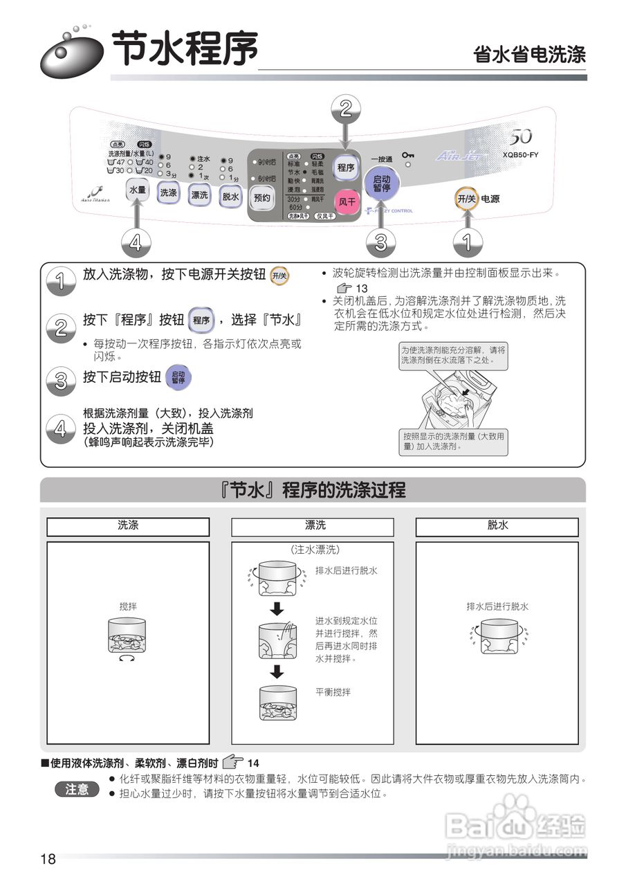 日立XQB50-FY冼衣机使用说明书:[2]