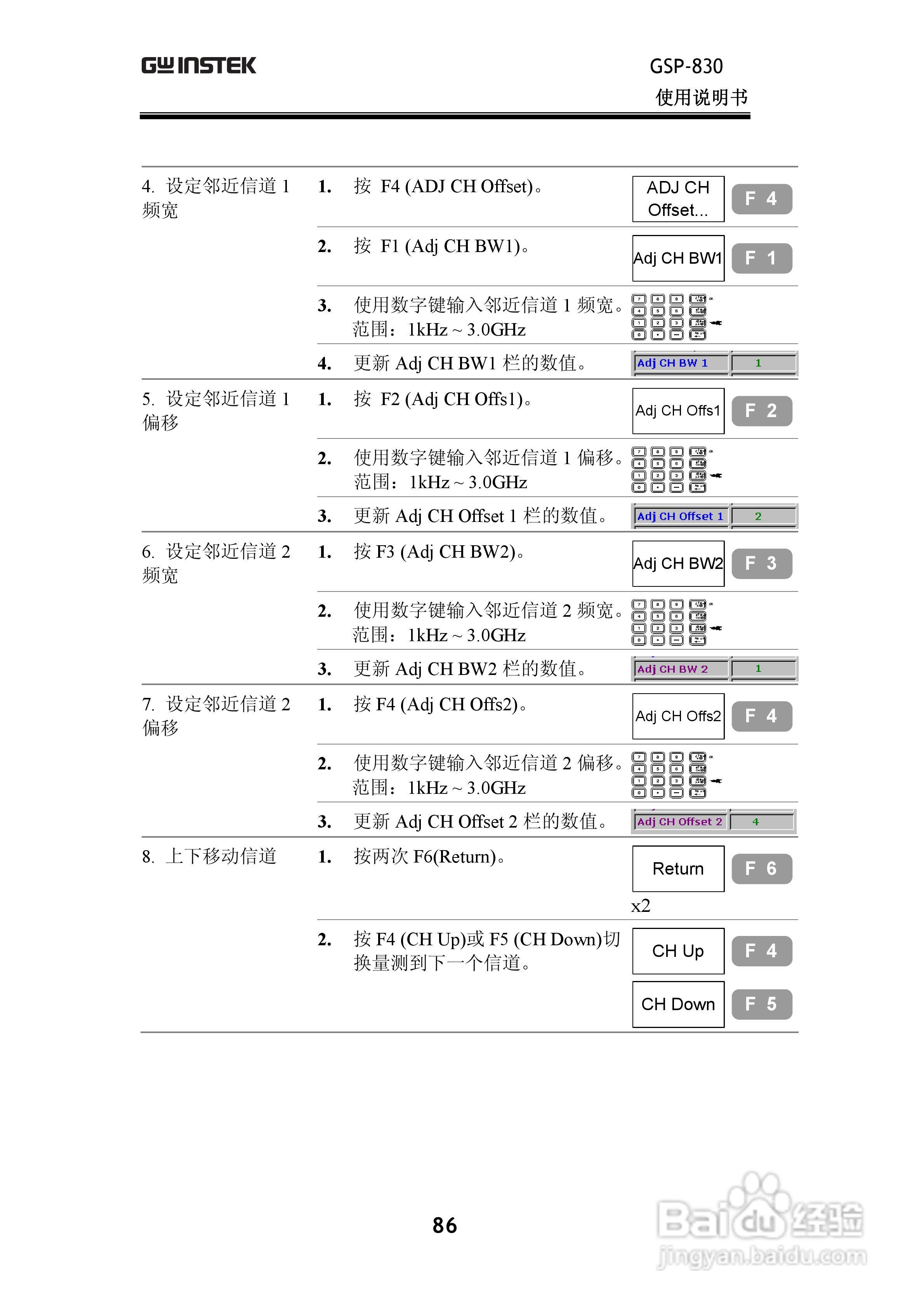 固纬GSP830频谱分析仪说明书:[9]