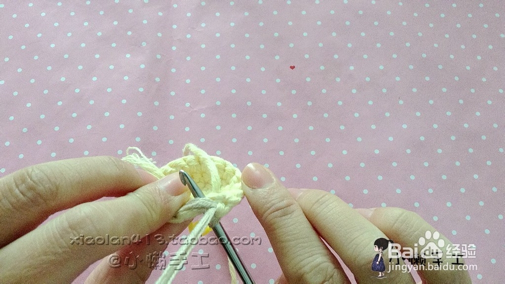 怎样螺旋换色 钩针玩偶技巧图文讲解--小懒编辑