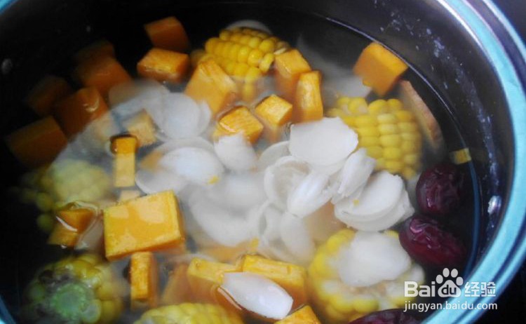 干鲜百合南瓜汤