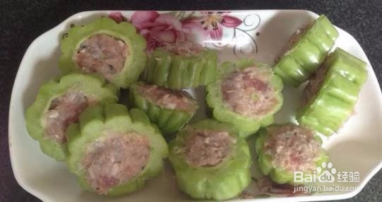简单做苦瓜酿肉