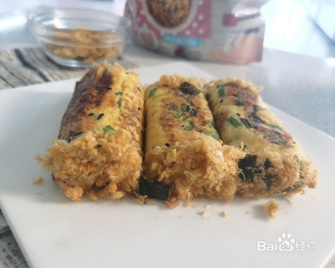 肉松吐司卷的做法