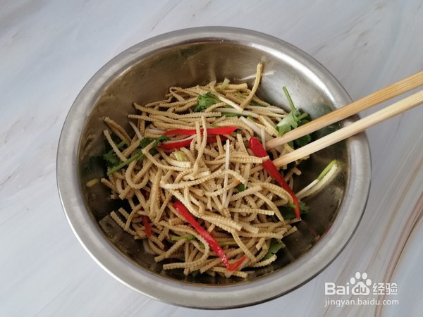 拌豆腐丝的做法