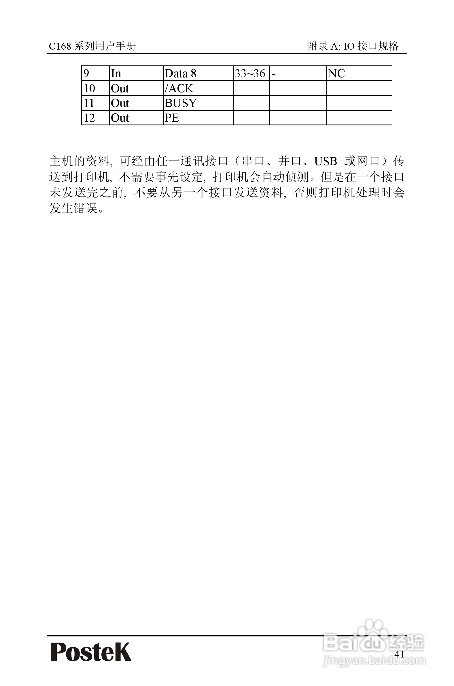 博思得 POSTEK C168标签打印机用户手册:[5]