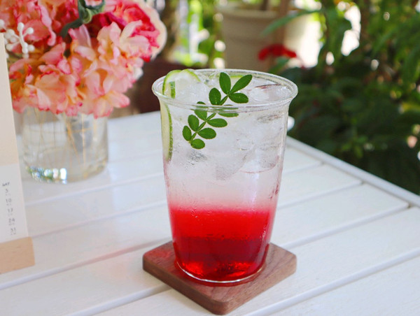 冰爽解腻蔓越莓气泡水