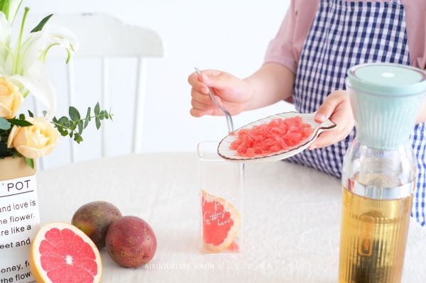 冷萃百香果西柚乌龙茶