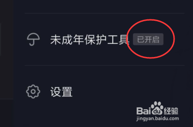 抖音怎么打开未成年保护