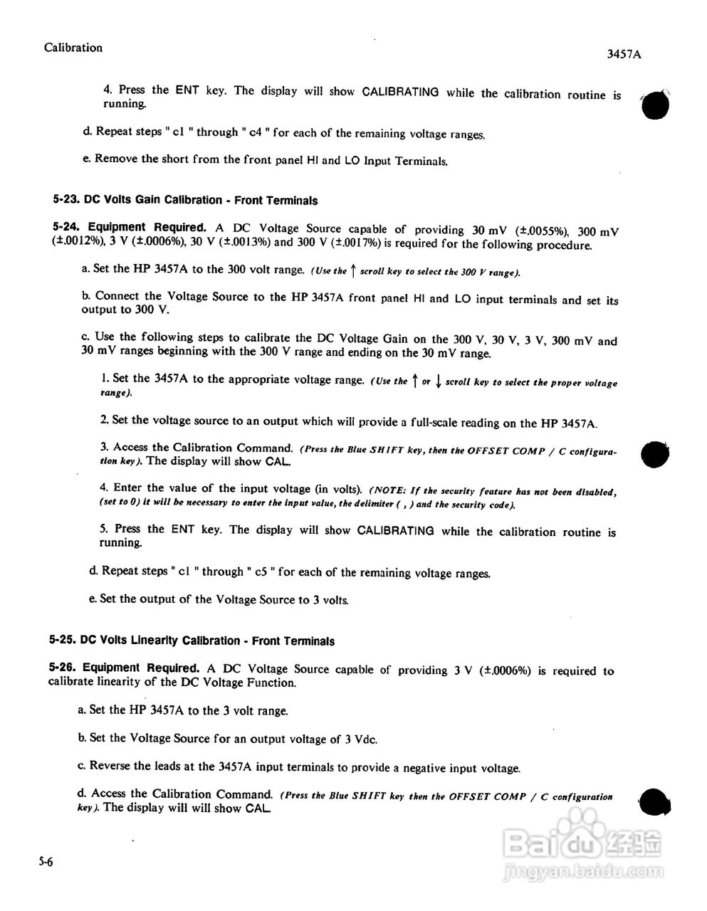 HP 3457A 万用表用户使用手册:[13]