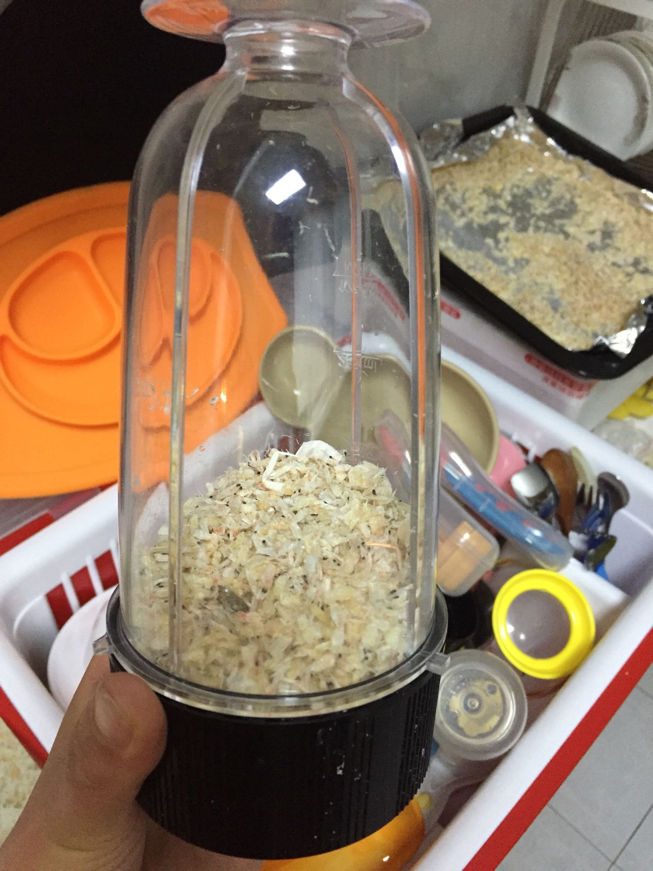 鲜虾皮粉最简单的做法，快来学学吧！