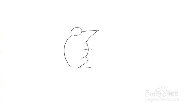 红色小老鼠简笔画