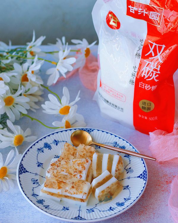 椰汁水晶桂花糕