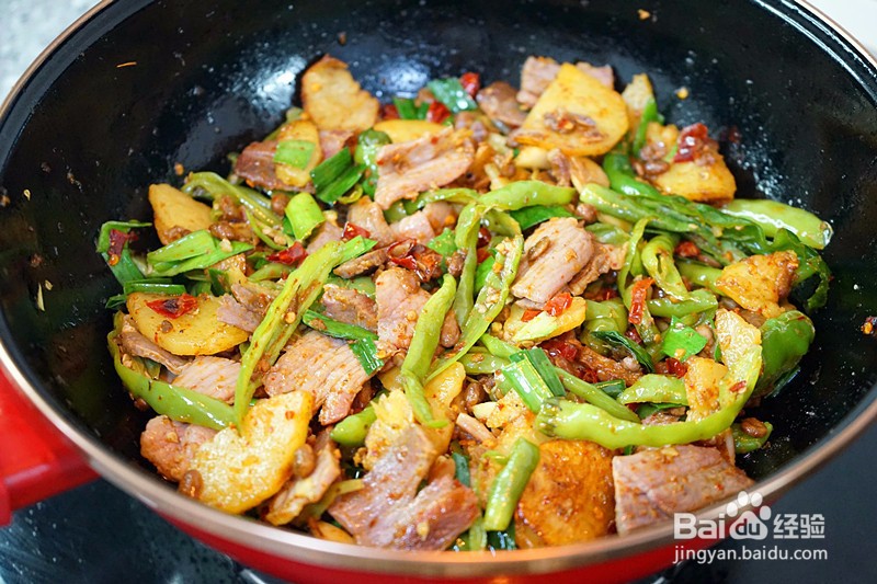 青椒豆豉炒腊肉的做法