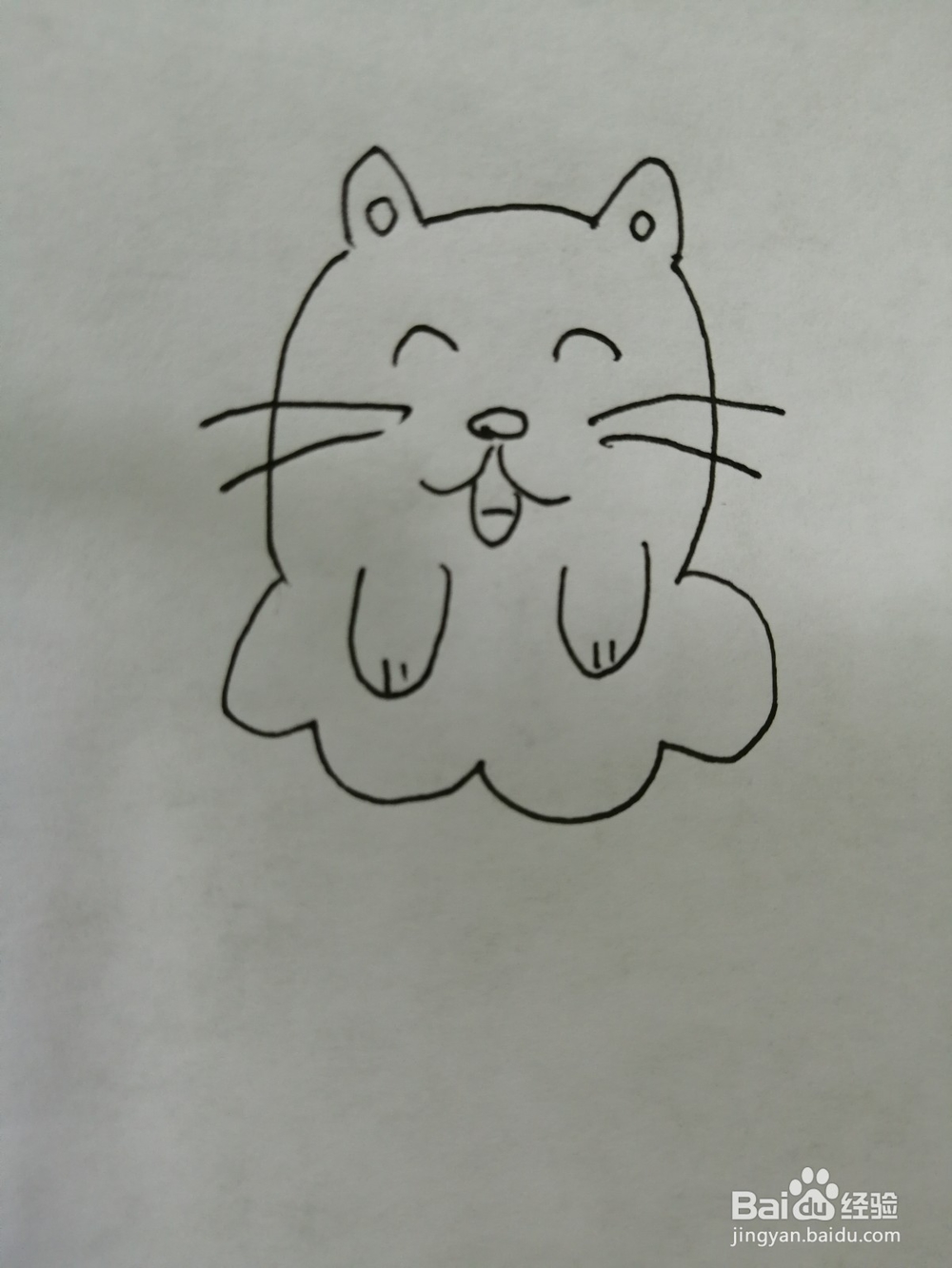 可爱的小猫怎么画