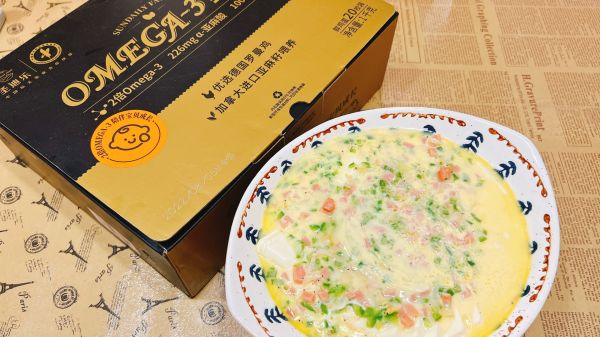 嫩豆腐虾皮蒸蛋