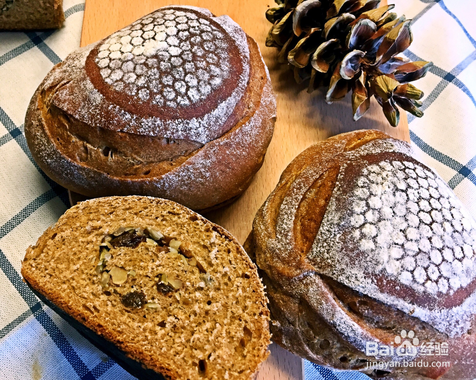 红糖黑麦软欧的做法