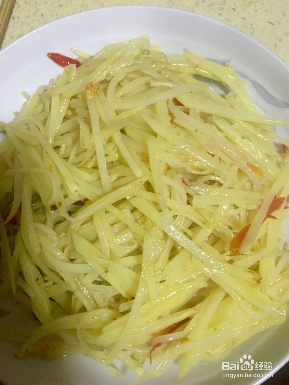 泡椒炒土豆丝的家常做法