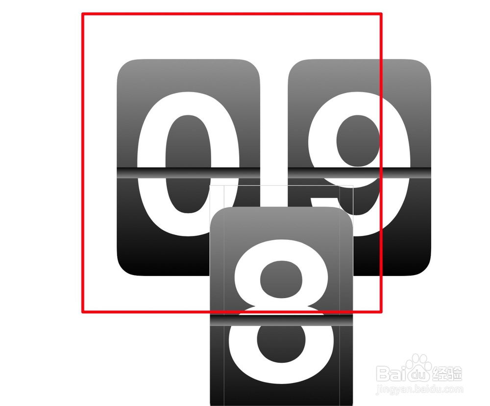 keynote怎么给数字翻牌加上翻牌效果