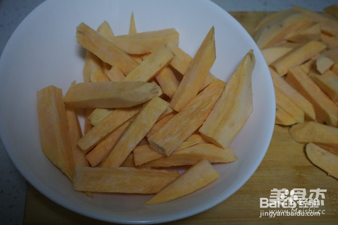 椰香红薯条的做法