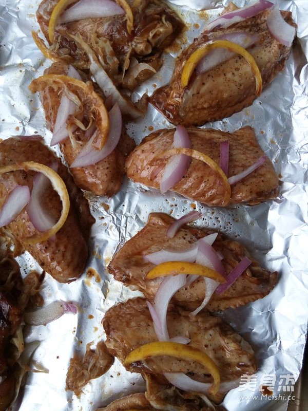 五步做出柠香鸡翅