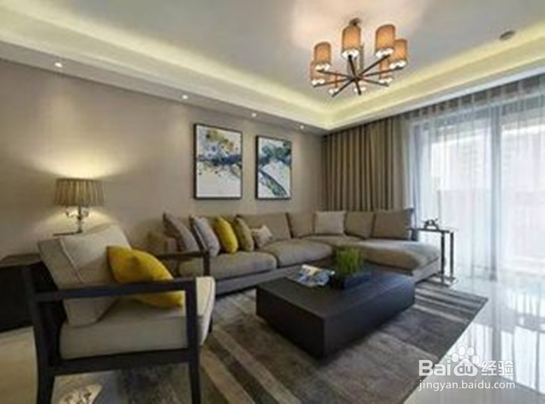 三面窗户的阳台怎么安窗帘