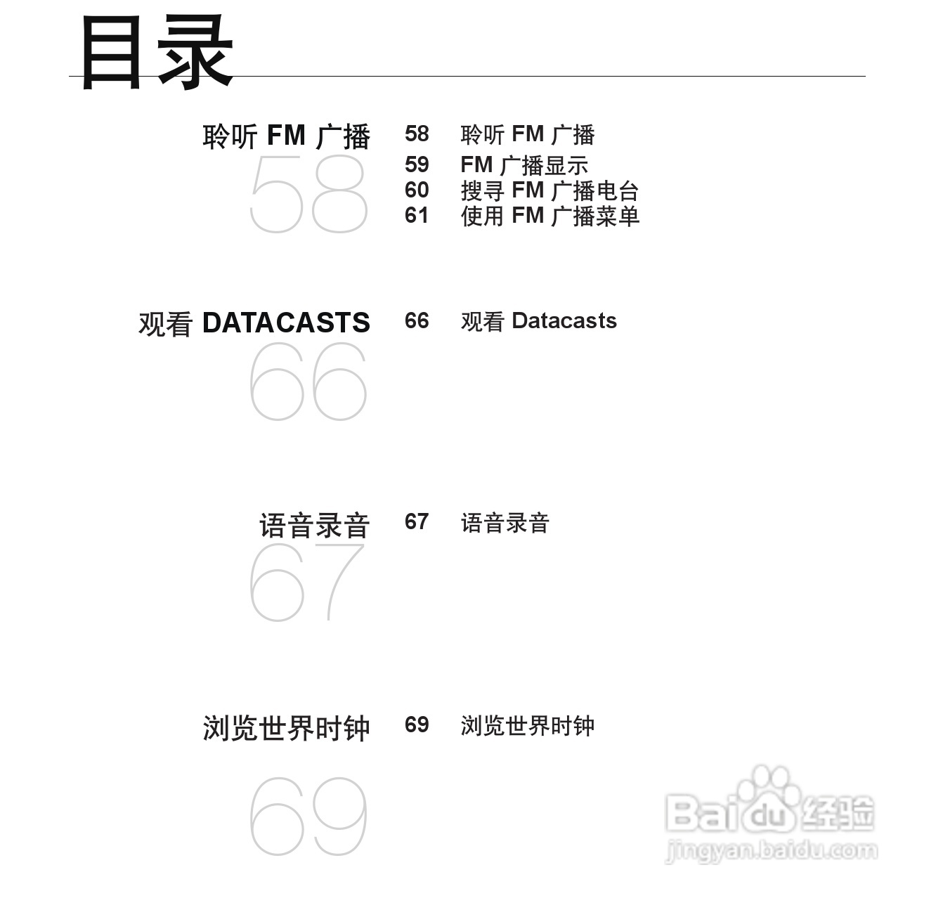 三星YP-CP3AW MP4播放器使用说明书:[1]