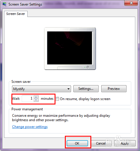 win 7 系统如何设置屏保