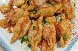 简单的脆皮火腿肠