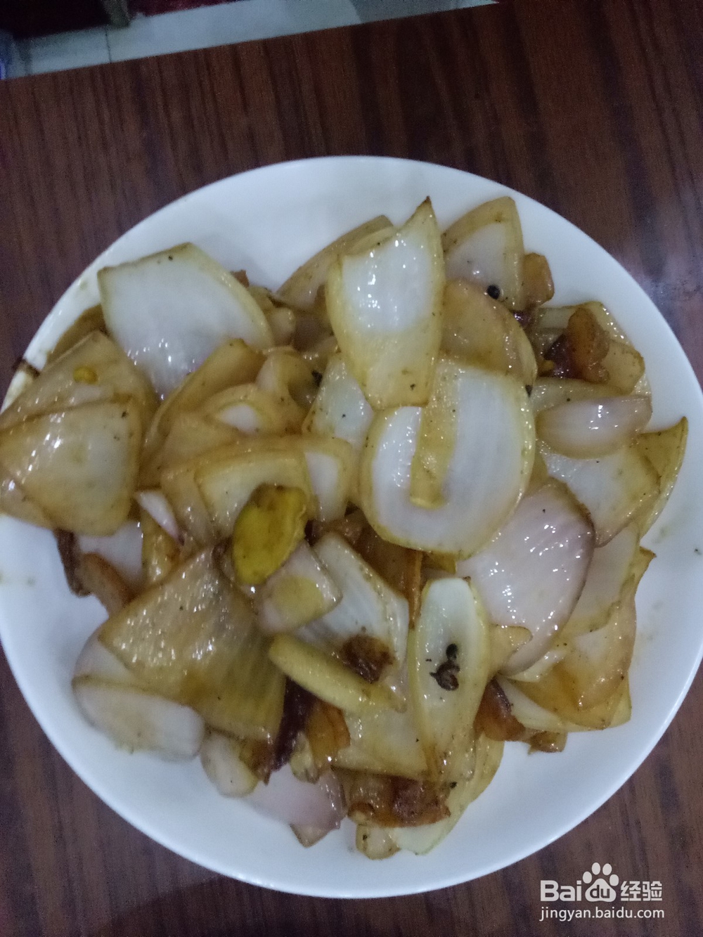 家常腊肉炒洋葱