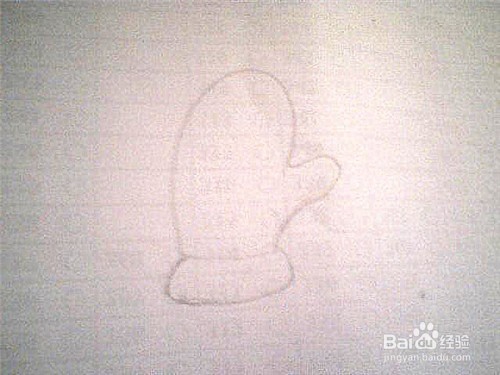 简笔画手套的画法