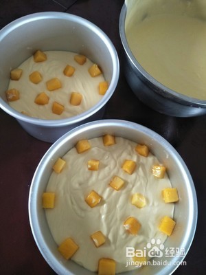 小清新芒果乳酪慕斯