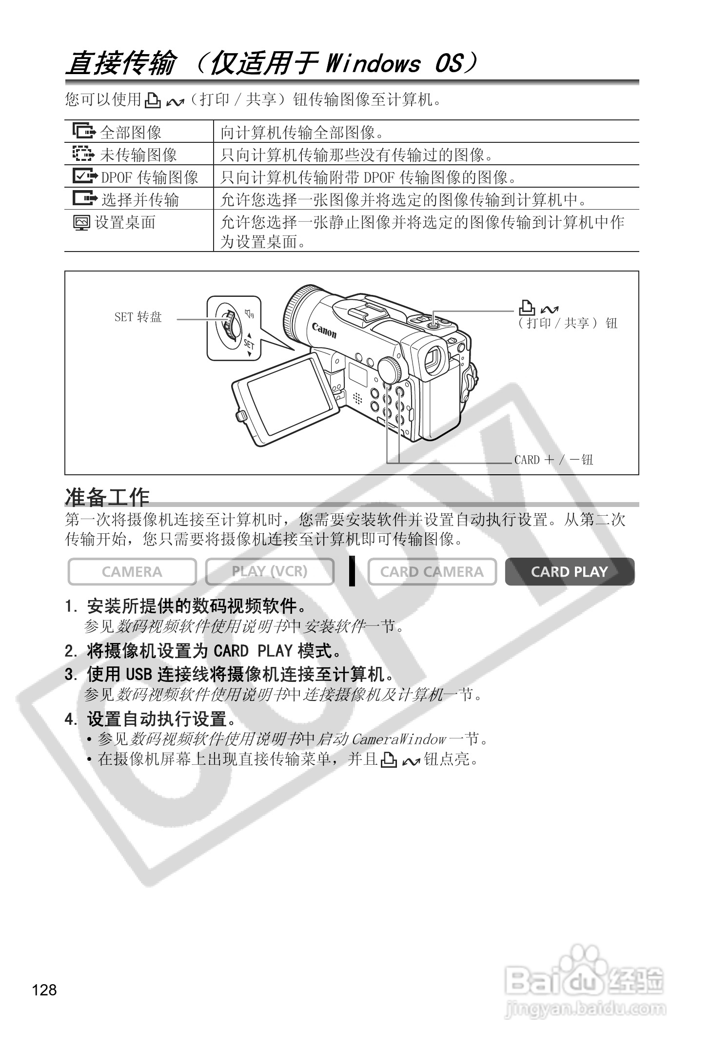佳能MVX40i数码摄像机使用说明书:[13]