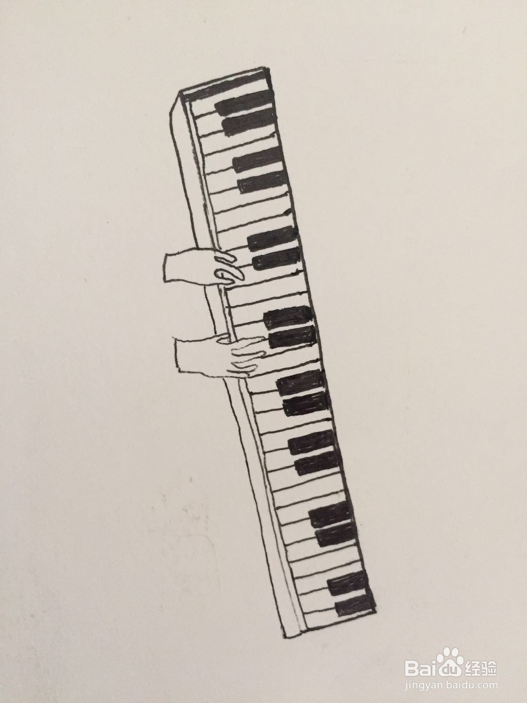 插画教程之弹钢琴的女士