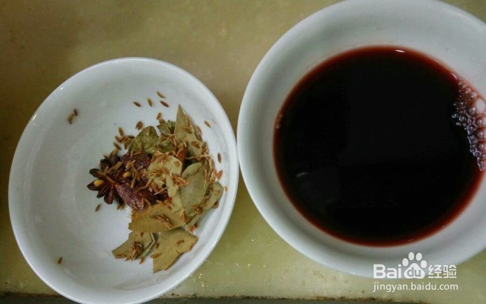 卤蛋葡萄酒的做法