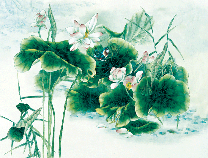 太原3D立体光栅画制作过程