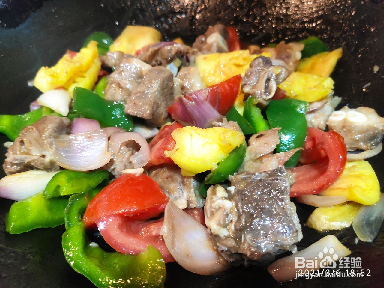 菠萝生炒骨的做法