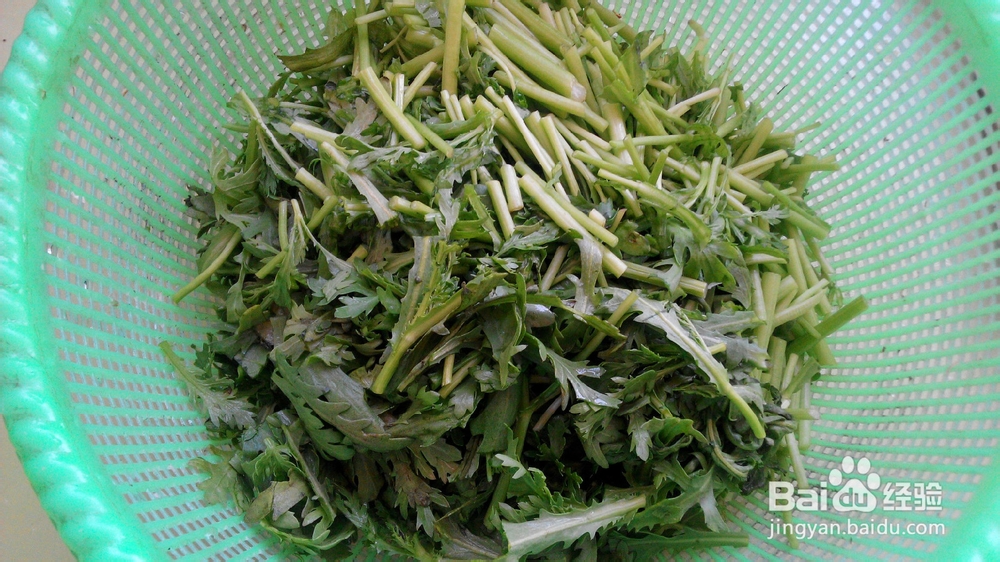 如何清炒茼蒿