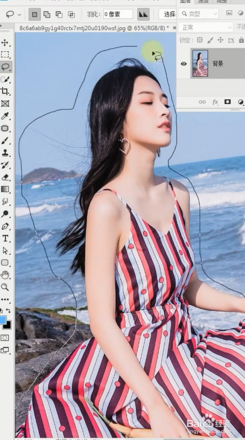 在复杂的背景下如何用ps很好的抠出发丝？