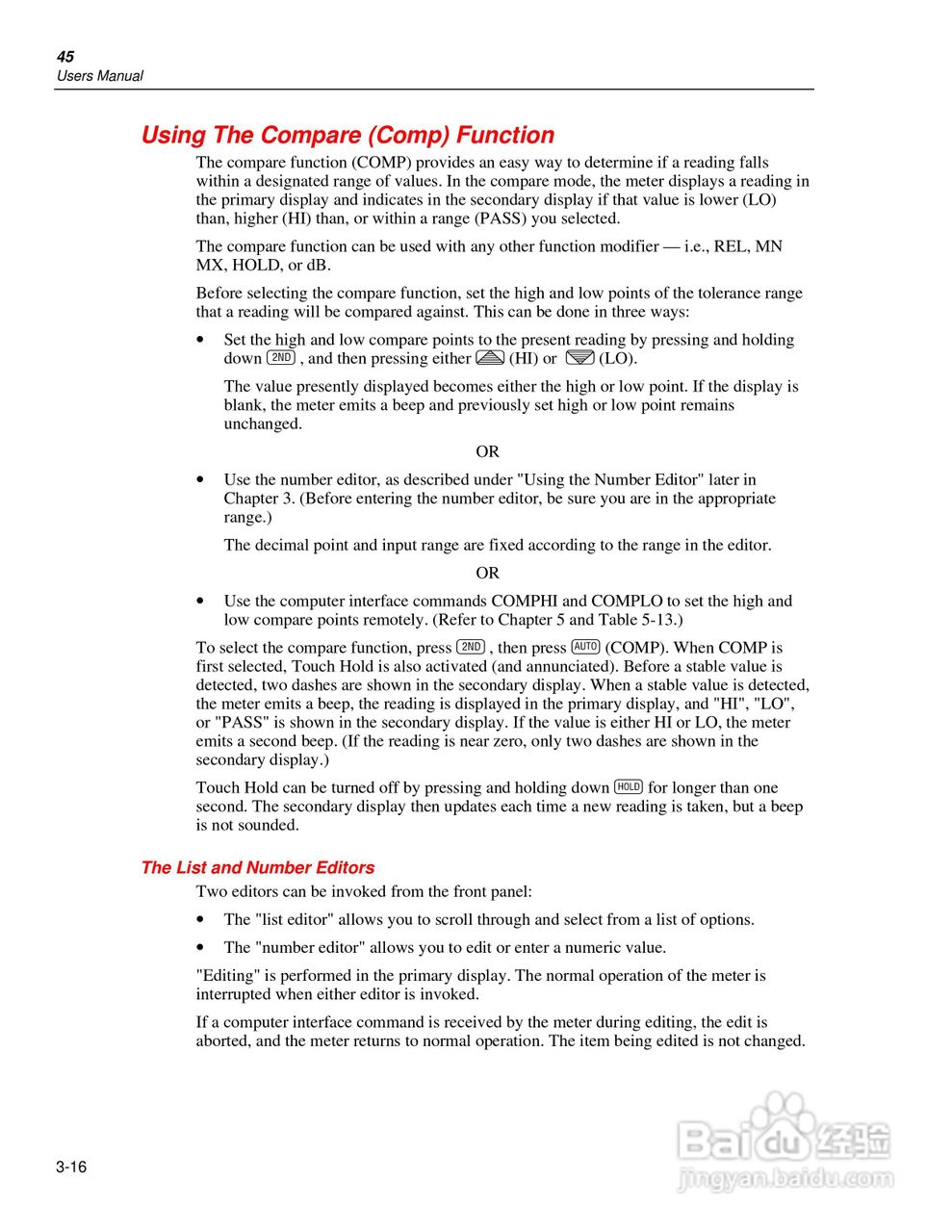 福禄克Fluke45万用表说明书:[5]
