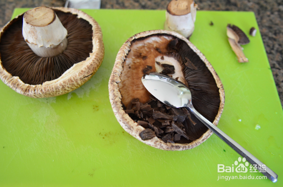 美味沙拉-烤蘑菇大虾