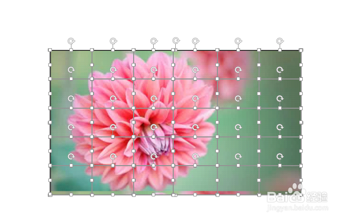 PPT如何利用表格把图片拆分？