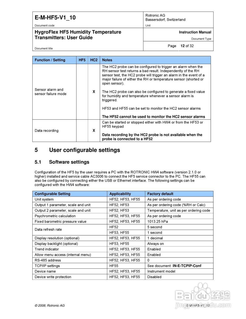 HF5工业温湿度变送器操作手册:[2]