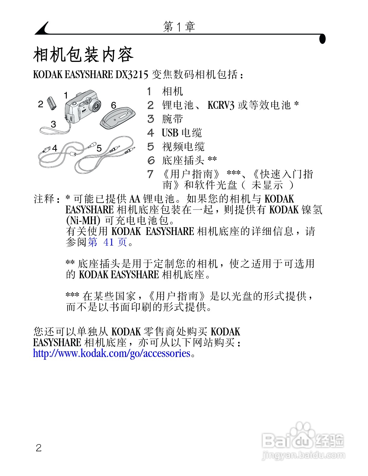 柯达DX3215数码相机使用说明书:[2]