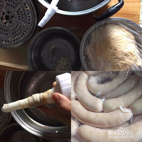 鸡胸肉灌肠的做法
