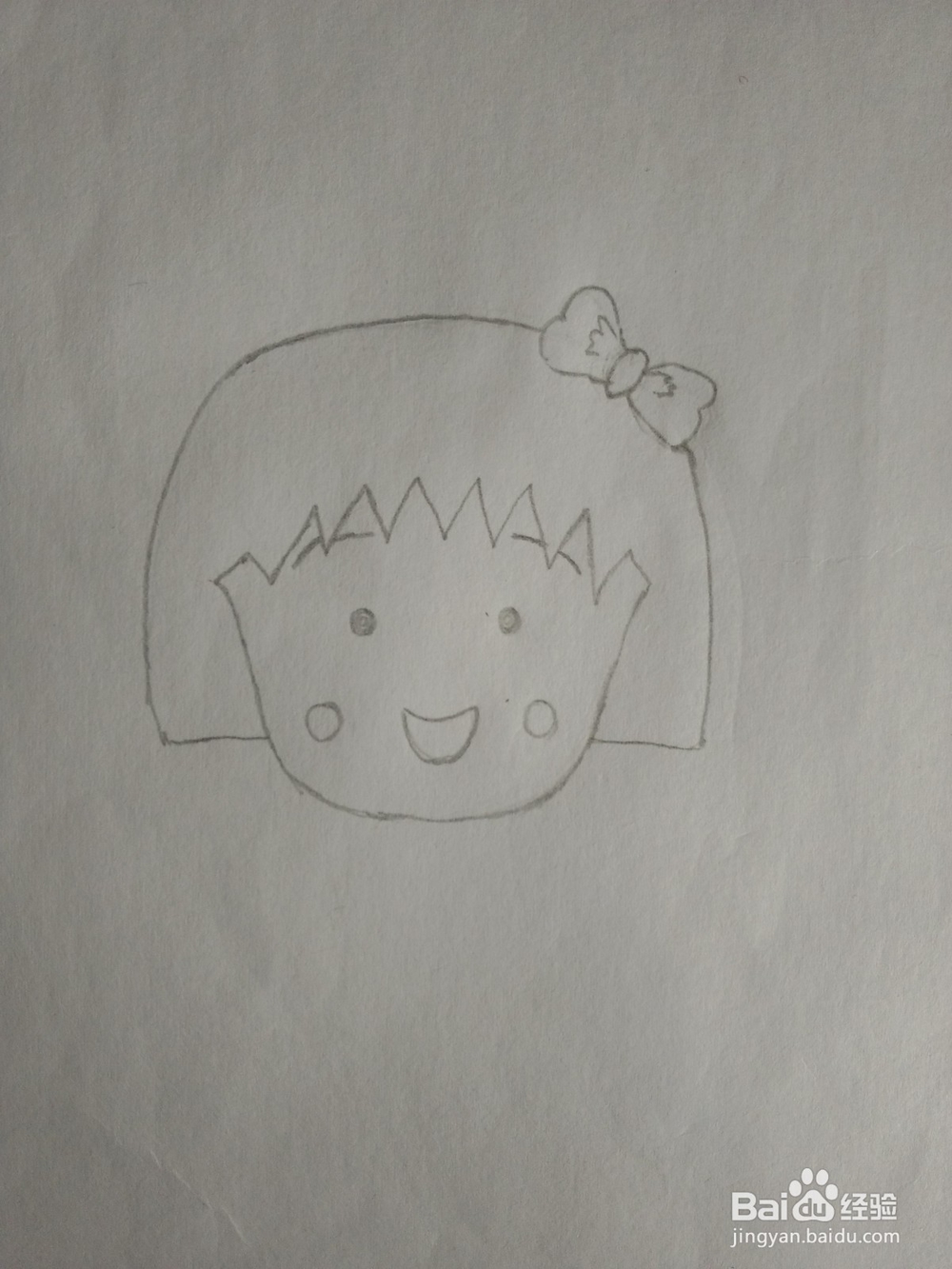 简笔画——怎么画樱桃小丸子